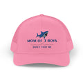 Mom of 3 Boys Trucker Cap - "Don't Test Me" Shark Mesh Hat