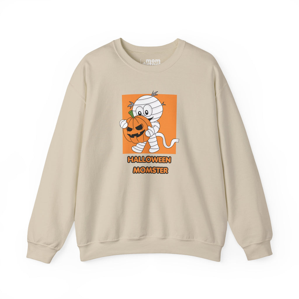 Pumpkin Momster - Halloween Crewneck Sweatshirt