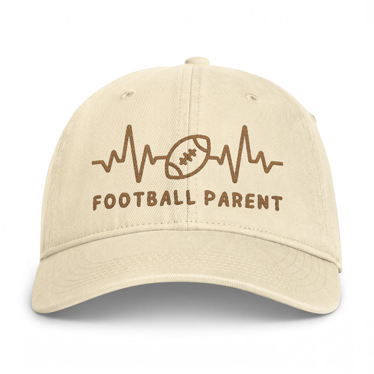 Football Parent Washed Cap - Coastal Dad/Mom Hat
