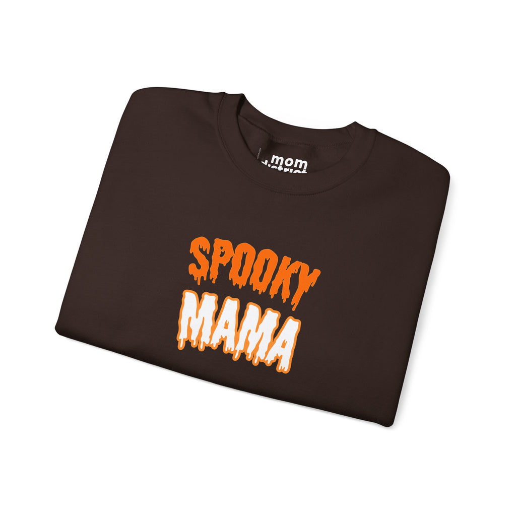 Spooky Mama - Dark Chocolate Halloween Sweatshirt