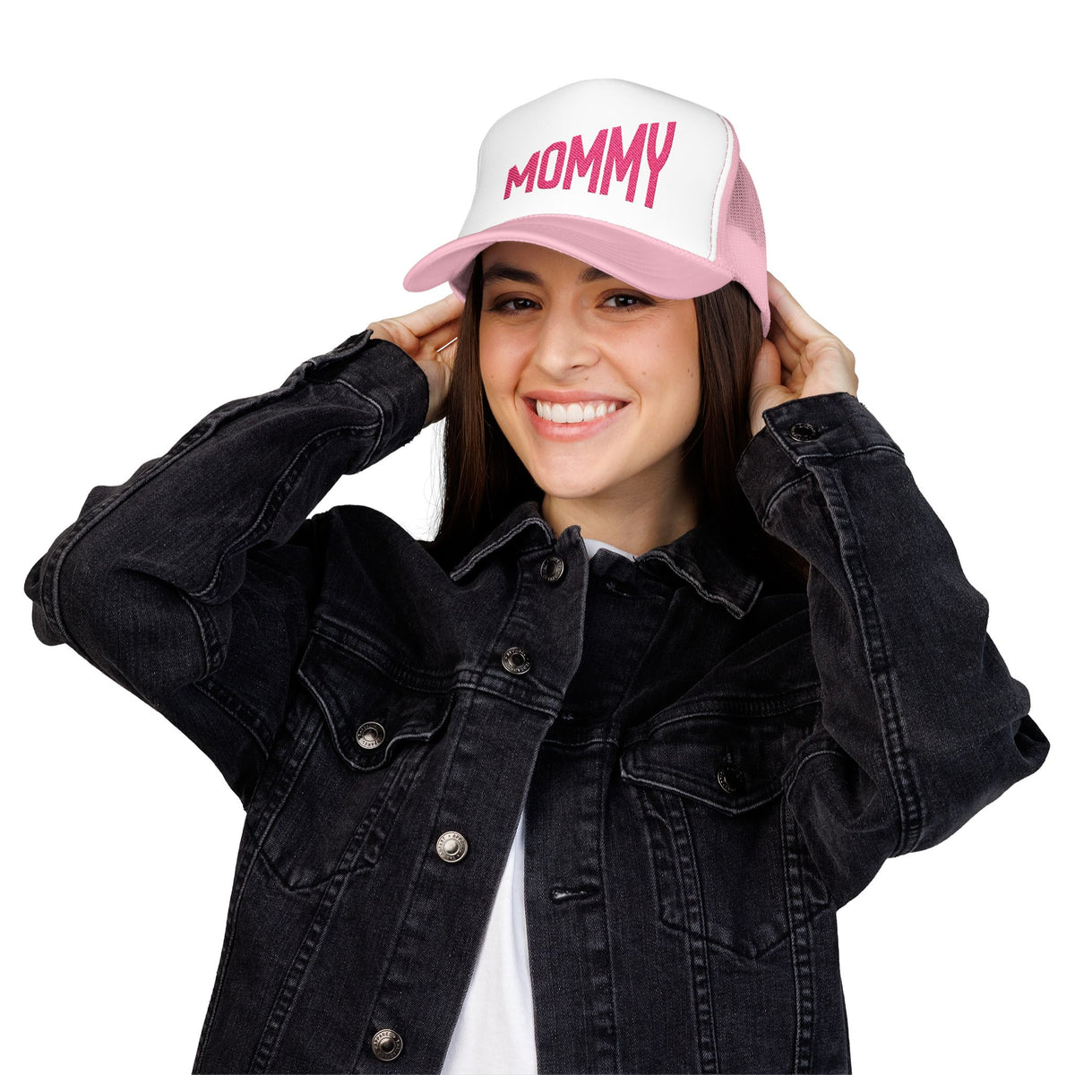 Mommy Pink Trucker Foam Hat
