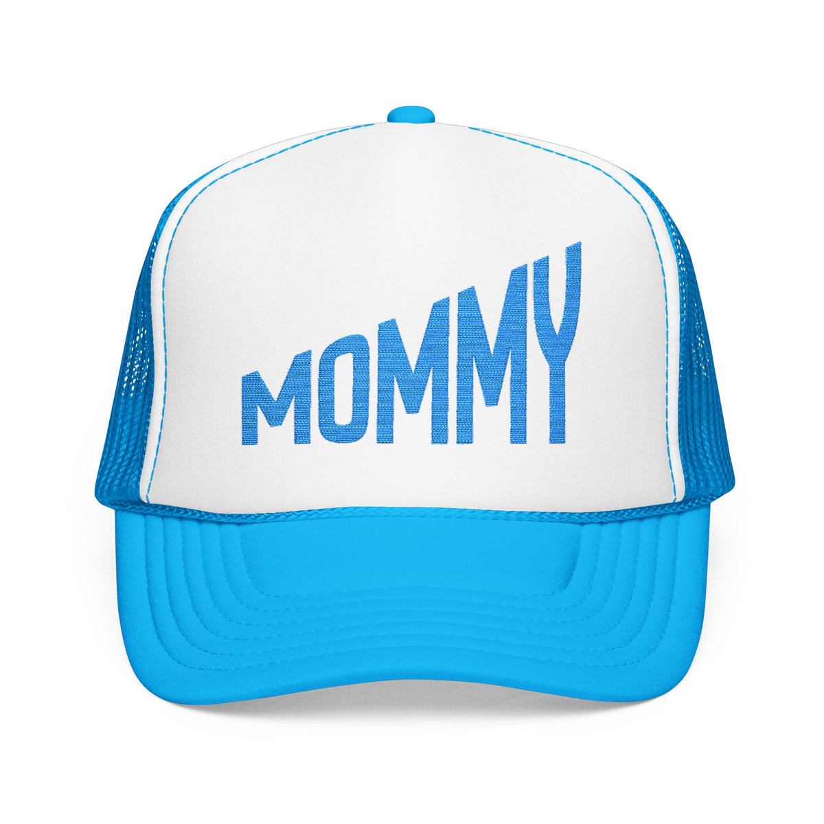 Mommy Blue Trucker Foam Hat