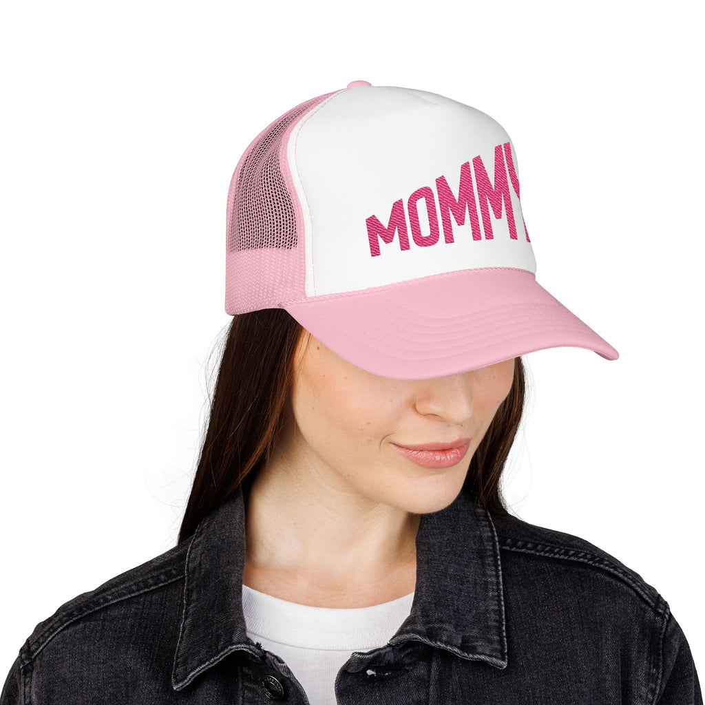 Mommy Pink Trucker Foam Hat