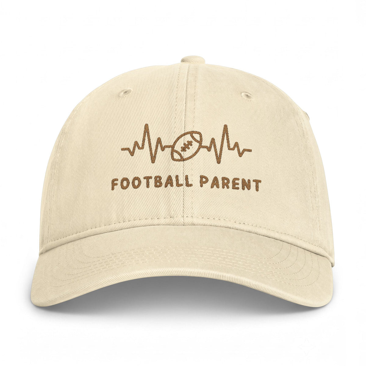 Football Parent Washed Cap - Coastal Dad/Mom Hat