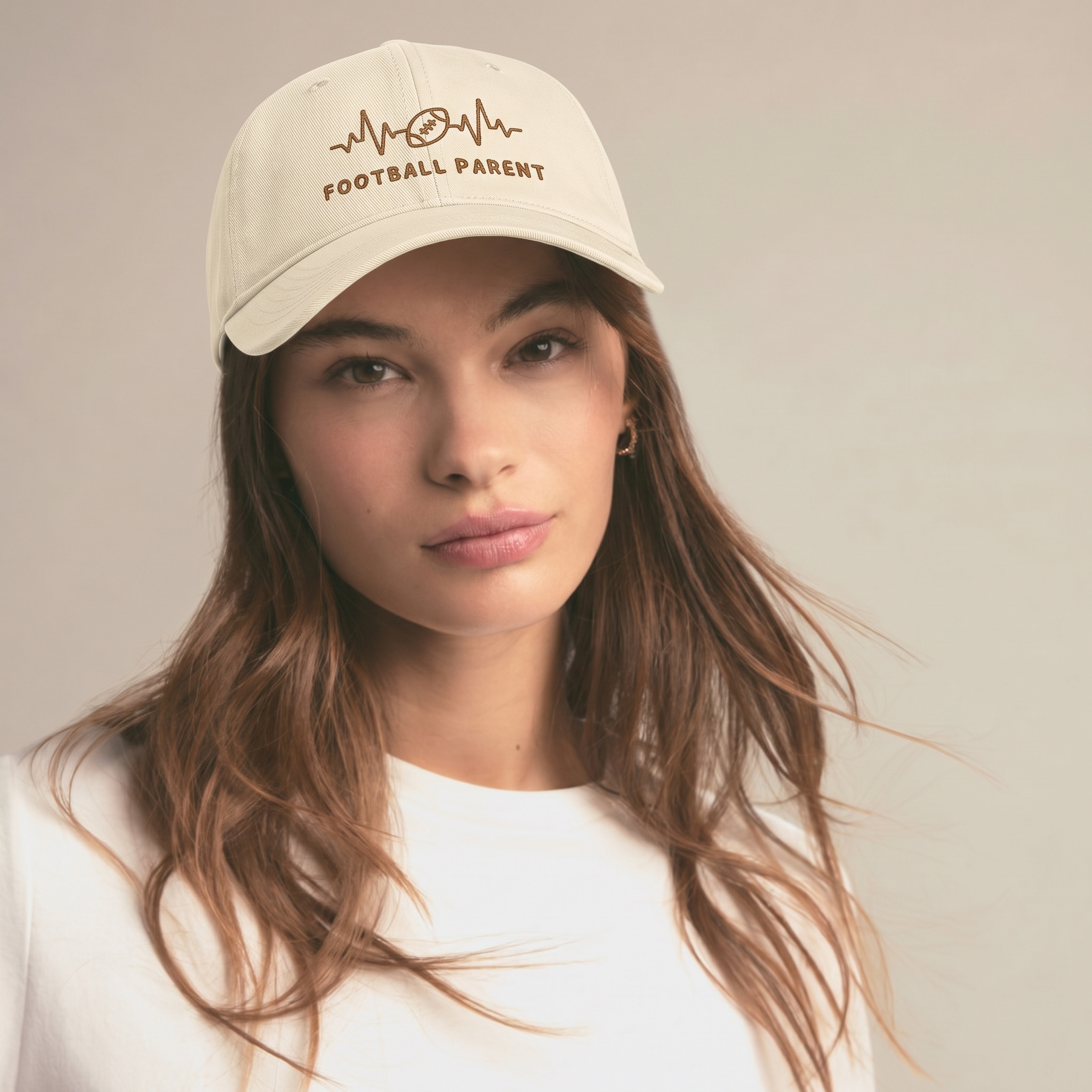 Football Parent Washed Cap - Coastal Dad/Mom Hat