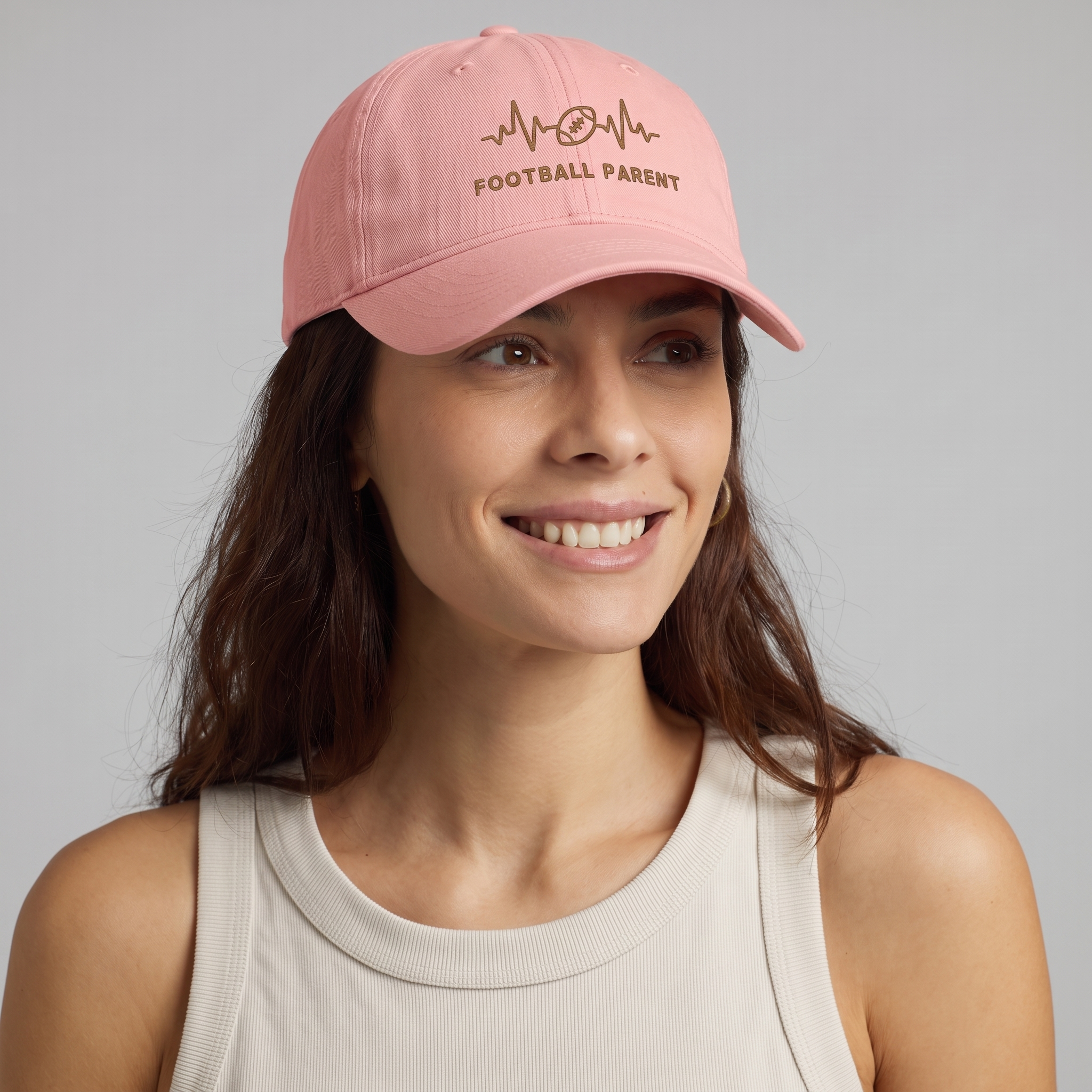 Football Parent Washed Cap - Coastal Dad/Mom Hat