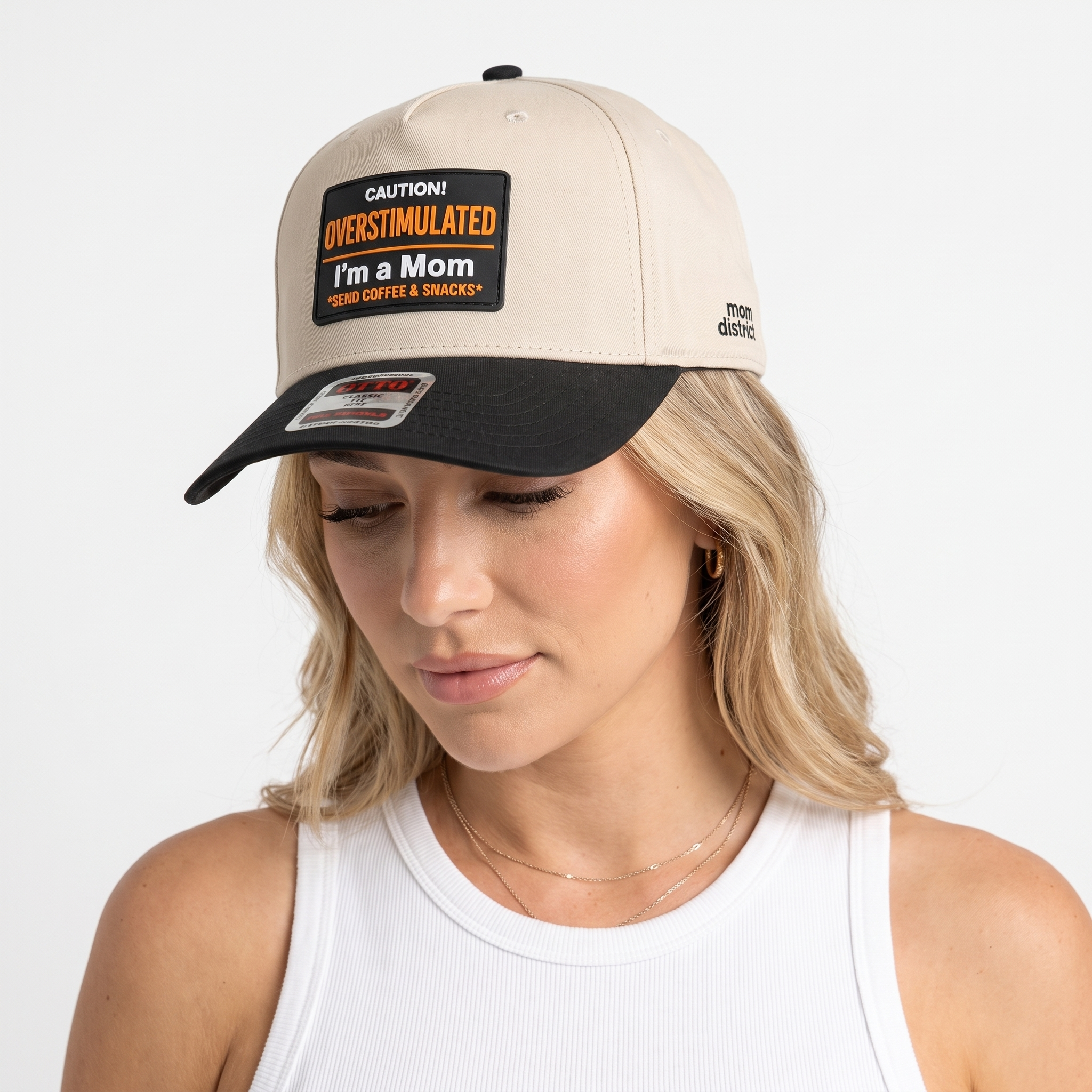 Overstimulated Tucker Mom Hat